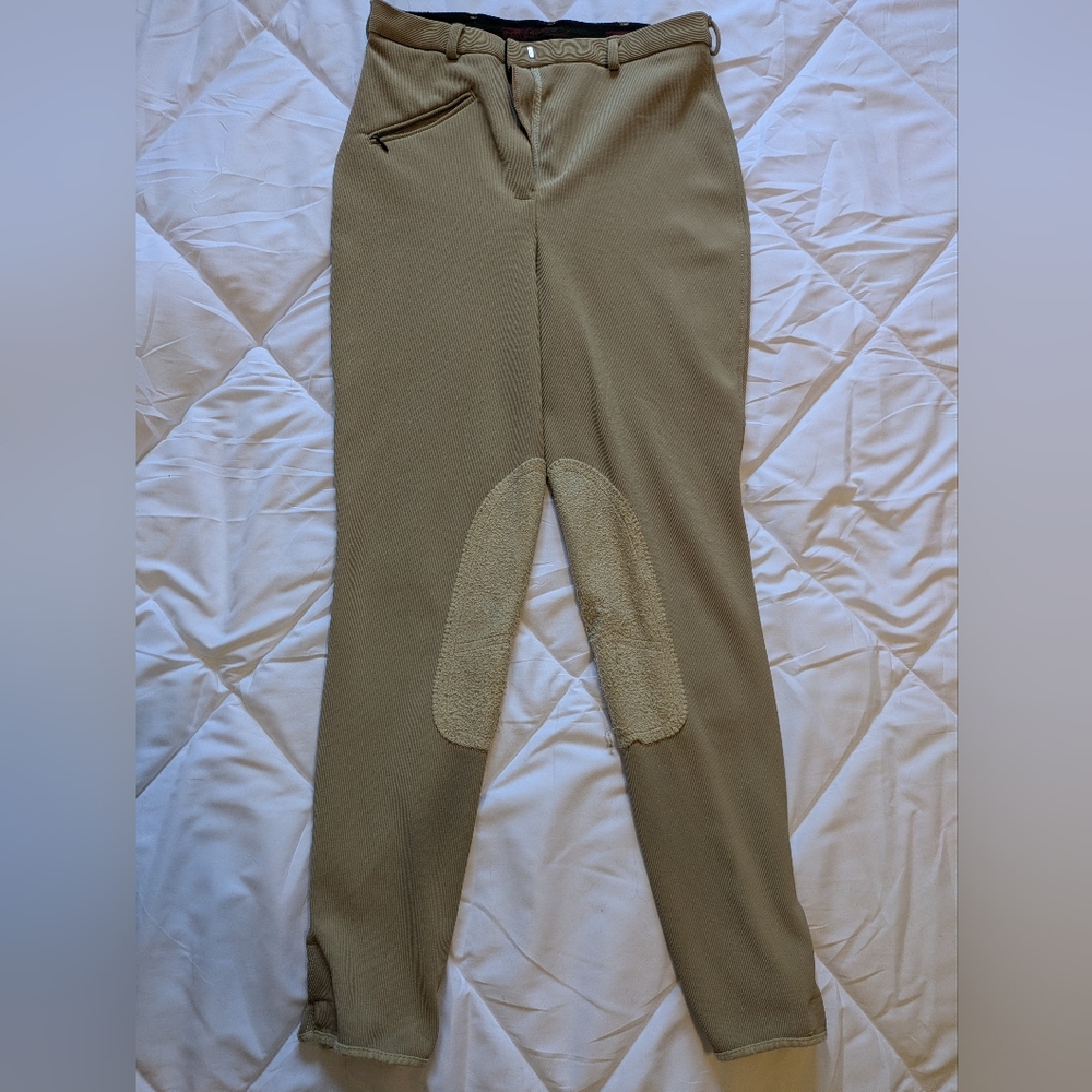 Olive Green Equestrian Breeches
